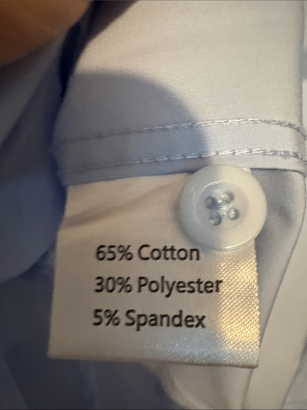 Classic Light Blue Women's Dress Shirt - Long Sleeve - Size M - Picture 5 of 8